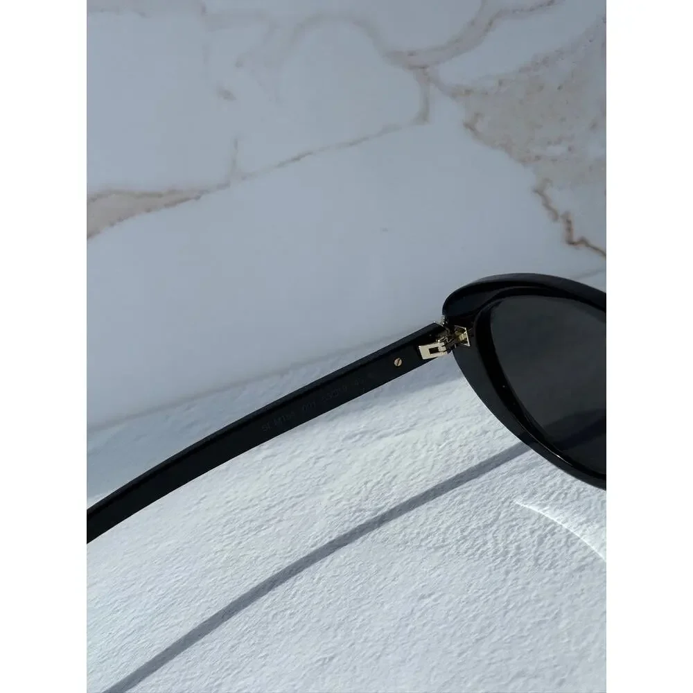 NEW Saint Laurent SL M154 Cat Eye Sunglasses in Black
